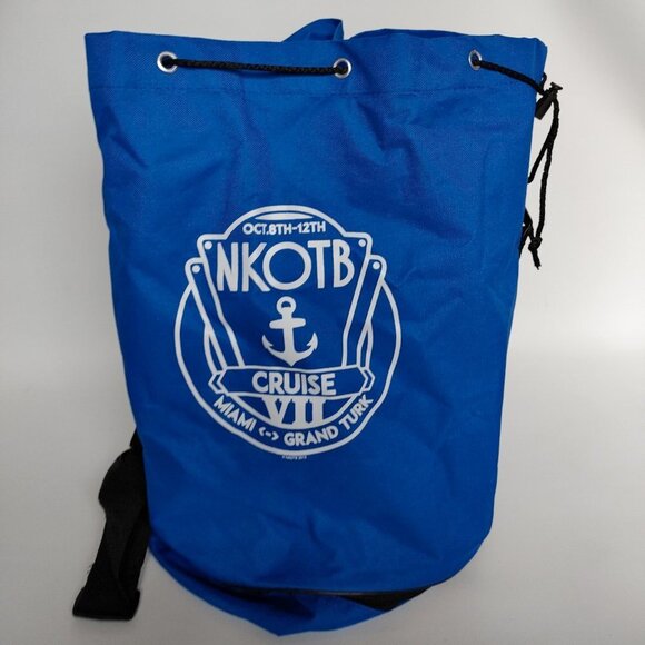 FUN New Kids On The Block TOUR Duffle Bag Drawstring bag MIAMI TOUR 2015 - Picture 1 of 7